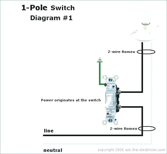 Single Pole Dimmer Switch Wiring Diagram â Aaronandsophia Com